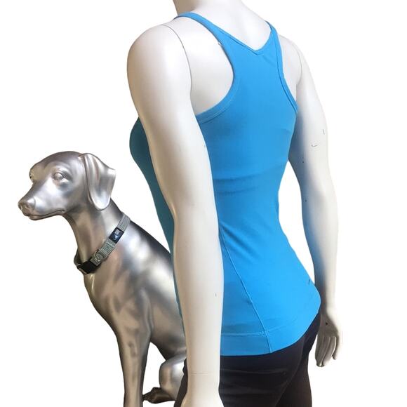 adidas Climalite Tank with Built in Bra Blue Women's Size Small - Picture 2 of 7